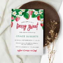 Baby shower de fraise Berry été Sweet
