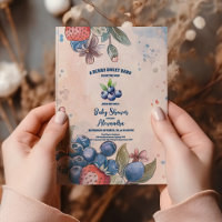 Baby shower de fruits sucrés de Berry