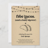 Invitation Baby shower de Funny Taco Couple (Devant)