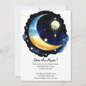 Invitation Baby shower de garçon Celestial Dreamscape (Devant)