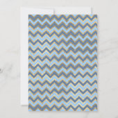 Invitation Baby shower de garçon d'avion Blue Peng (Dos)