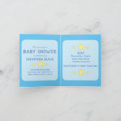 Invitation Baby shower de garçon de Dragon Bleu Cu (Intérieur)