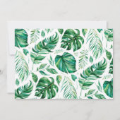 Invitation Baby shower de garçon Dinosaur (Dos)