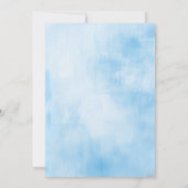 Invitation Baby shower de garçon Eléphant Vert (Dos)