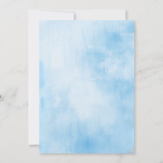 Invitation Baby shower de garçon Eléphant Vert (Dos)