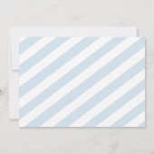 Invitation Baby shower de garçon étoilé Lune Bleue (Dos)