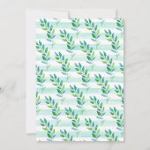 Invitation Baby shower de garçon Jungle Giraffe (Dos)