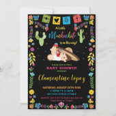 Invitation Baby shower de garçon mexicain Little Muchachito (Devant)