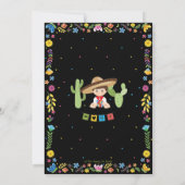 Invitation Baby shower de garçon mexicain Little Muchachito (Dos)
