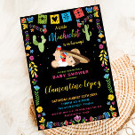 Invitation Baby shower de garçon mexicain Little Muchachito<br><div class="desc">Personnalisez cette invitation de baby shower Floral Little Muchachito mexicaine avec votre propre libellé facilement et rapidement,  appuyez simplement sur le bouton customiser pour réorganiser et formater le style et le placement du texte. Changez-les dans votre langue préférée. Objets correspondants disponibles en magasin ! c) Le Happy Cat Studio.</div>