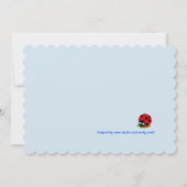 Invitation Baby shower de garçon noir : Vache noire et blanch (Dos)