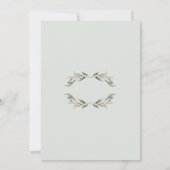 Invitation Baby shower de garçon simple et moderne Aquarelle  (Dos)