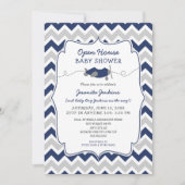 Invitation Baby shower de garçons Open House (Devant)