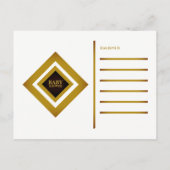 Invitation Baby shower de Gatsby Gold 2020 (Dos)