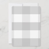 Invitation Baby shower de germes floraux de Tiger (Dos)