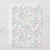 Invitation Baby shower de girafe Aquarelle (Dos)