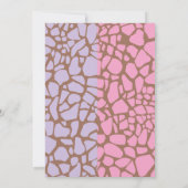 Invitation Baby shower de Giraffe Twin Girls (Dos)