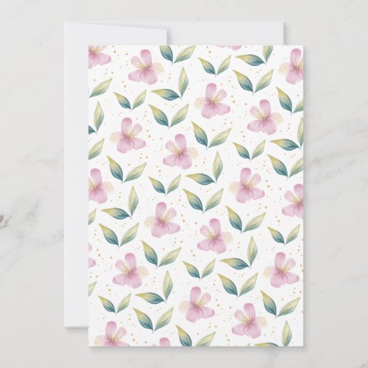 Invitation Baby shower de glace (Dos)