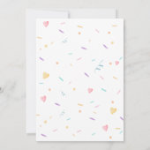 Invitation Baby shower de glace (Dos)