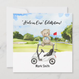 Invitation Baby shower de golf