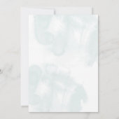 Invitation Baby shower de grossesse animale (Dos)