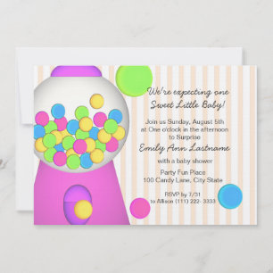 Invitation Baby shower de gumball