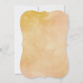 Invitation baby shower de haies de bois aquarelle (Dos)