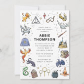 Invitation Baby shower de Harry Potter Icon (Devant)