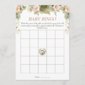 Invitation Baby shower de hérisson mignon Bingo et Match anim (Devant)