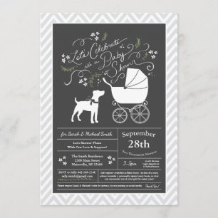 Invitation Baby shower de Jack Russell Terrier