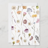 Invitation Baby shower de jardin (Dos)