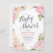 Invitation Baby shower de jardin (Devant)