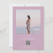 Invitation Baby shower de jardin papillon (Dos)