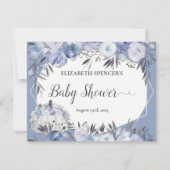 Invitation Baby shower de jeu de Citrouille blanc (Dos)