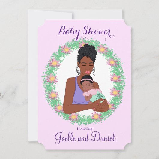 Invitation Baby shower de Joelle (Devant)