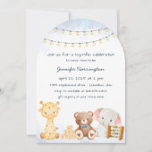 Invitation Baby shower de jouet farci Cute (Devant)