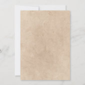 Invitation Baby shower de journal photo unique (Dos)