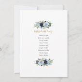 Invitation Baby shower de jumeaux Boys (Dos)