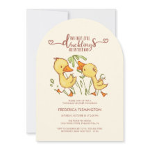 Invitation Baby shower de jumeaux de canot