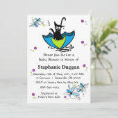 Invitation Baby shower de Kitten (Debout devant)