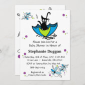 Invitation Baby shower de Kitten (Devant / Derrière)