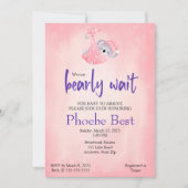 Invitation Baby shower de Koala bear (Devant)