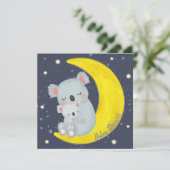 Invitation Baby shower de Koala Bears (Debout devant)