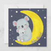 Invitation Baby shower de Koala Bears (Devant)