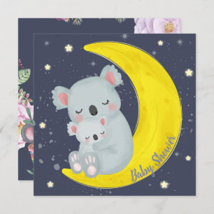 Invitation Baby shower de Koala Bears