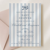 Invitation Baby shower de la Bow et des Grandes Bl