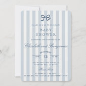 Invitation Baby shower de la Bow et des Grandes Bl (Devant)