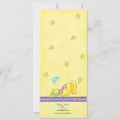 Invitation Baby shower de la carte (Dos)