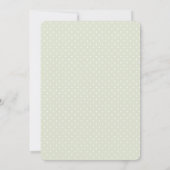 Invitation Baby shower de la cigogne familiale (Dos)