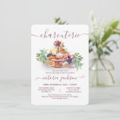 Invitation Baby shower de la Commission de la charcuterie (Debout devant)